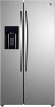 Kenmore 20 cu. ft. 36" Wide Side-by-Side Refrigerator - FPR Stainless Steel | Counter Depth, External Ice & Water, Ac...