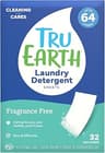 Tru Earth Dry Laundry Detergent Sheets, Unscented, 32 Strips | Up to 64 Loads, Eco-Friendly, Ultra-Concentrated Laund...