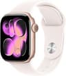 Apple Watch Series 11 [GPS 42mm] Smartwatch with Rose Gold Aluminum Case with Light Blush Sport Band - S/M. Sleep Sco...