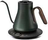 INTASTING Gooseneck Electric Kettle with ±1℉ Temperature Control 0.9 Liter | 1500W Quick Heating, Stainless Steel Inn...