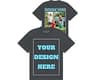 Custom T Shirts Bulk for Men Women Design Your Own Photo/Logo/Text Personalized Cotton T-Shirt Front & Back Print