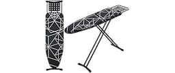 RAINHOL Ironing Board 43x13, Compact Iron Board Full Size with Heavy Duty Iron Rest, Thick Padded Cover, Adjustable H...