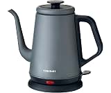 DmofwHi Gooseneck Electric Kettle(1.0L),1000W Electric Tea Kettle of 304 Stainless Steel,Auto Shut off,Water Kettle f...