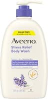 Aveeno Stress Relief Body Wash, Lavender Scent, 33 fl. oz