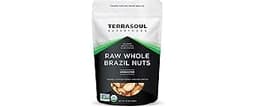Terrasoul Superfoods Organic Brazil Nuts, 1 Lb - Raw | Unsalted | Rich in Selenium