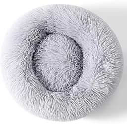 Cat Beds for Indoor Cats Donut Dog Bed for Puppies Small Dog Beds Kitten Sleeping Bag Plush Soft Faux Fur Non Slip Bo...
