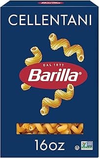 Barilla Cellentani Pasta, 16 oz. Box - Non-GMO, Made with Durum Wheat Semolina - Kosher Certified