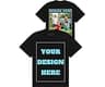 Custom T Shirts Bulk for Men Women Design Your Own Photo/Logo/Text Personalized Cotton T-Shirt Front & Back Print