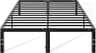 OLIXIS Metal Queen Bed Frame - 14in High with Storage Space, No Box Spring Needed with Sturdy Steel Slat Support, 220...