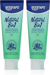 Sensitive Whitening Fluoride-Free Toothpaste, Anti-Plaque & Remineralizing Support with Natural Agave, Gentle Gum Car...