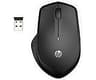 HP 280 Silent Wireless Mouse - Ergonomic, Right-Handed Design - 2.4GHz USB Wireless Connection - Multi-Surface Techno...