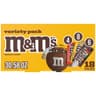 M&M'S Milk Chocolate Candy, Variety Pack, Full Size, Pack of 18 Bulk Candy Chocolate