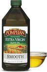 Pompeian Smooth Extra Virgin Olive Oil - 68 fl oz - 2 L - First Cold Pressed Olive Oil for Cooking - Smooth Taste for...