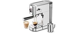 XIXUBX 20Bar Espresso Machine, Compact Espresso Maker with Milk Frother, Stainless Steel Coffee Machine for Cappuccin...