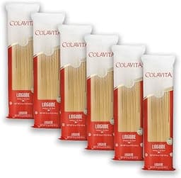 Colavita Linguine: Authentic Italian Texture - Your Go-To Pasta Choice - 1Lb (Pack of 6)