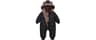 AiWMGL Baby Boys Girls Snowsuit Winter Clothes Suit Hooded Jumpsuit Romper Bear Outfit Infant Warm Coat Outwear Overcoat
