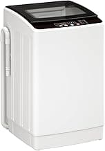 Auertech 35 lbs Washing Machine, Fully Automatic Portable Washer with LED Display, 12 Wash Cycles, 8 Water Levels, La...