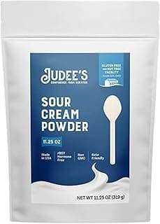Judee's Gluten Free Powdered Sour Cream - Freeze-Dried Sour Cream Powder for Baking & Dips - Non-GMO & Gluten-Free Mi...