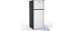 3.8 Cu Ft Mini Fridge for Bedroom Small Fridge, Small Refrigerator | 2 Door Mini Fridge with Freezer 7 Level Thermost...