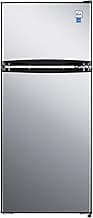 Avanti Apartment Refrigerator Freestanding Reversible Dual Doors Compact Design Full Fridge with Top Freezer, Adjusta...