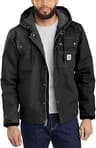 Carhartt Men's Relaxed Fit Washed Duck Sherpa-Lined Utility Jacket