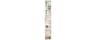 FOTOSOK Bookshelf Bookcase 8-Tier Narrow Bookshelf Tall CD Media Tower Rack | 11.6 X 9.3 X 70.9 White Bookshelf, Tall...