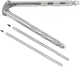 Chef Craft Classic Nut Cracker with Picks, 6.75 inch, Stainless Steel