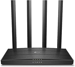 TP-Link AC1200 Gigabit WiFi Router (Archer A6) - Dual Band MU-MIMO Wireless Internet Router, 4 x Antennas, OneMesh an...