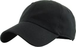 KBETHOS Classic Unisex Cotton Adjustable Low Crown Baseball Cap – Plain Dad Hat