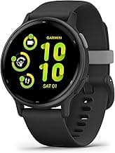Garmin vívoactive® 5, Health & Fitness GPS Smartwatch, 42mm, Black | 24/7 Health Monitoring, Built-In Sports Apps, Sl...