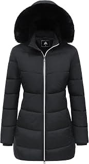 MOERDENG Women's Long Warm Winter Puffer Jacket Lightweight Fashions Down Coats
