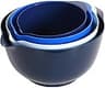 BoxedHome Nesting Plastic Mixing Bowl Set With Pour Spout, Microwave and Dishwasher Safe, BPA free Non-Slip Base, Set...