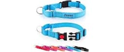 Personalized Martingale Collar for Dogs with Quick Release Buckle - Reflective Nylon Collar with Name and Phone Numbe...