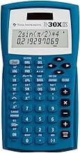 Texas Instruments TI-30XIIS Scientific Calculator, Blue