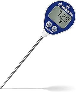 DeltaTrak 11050 Professional Digital Meat Thermometer for Kitchen Waterproof Lollipop Thermometer NSF Certified