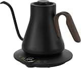 INTASTING Gooseneck Electric Kettle with ±1℉ Temperature Control 0.9 Liter | 1500W Quick Heating, Stainless Steel Inn...