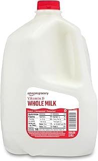 Amazon Grocery, Whole Milk, 1 Gallon, 128 Fl Oz