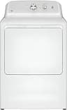 GE 7.2 cu. ft. Vented Electric Dryer in White with Auto Dry and 120ft Venting GTD38EASWWS
