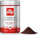 illy Ground Espresso Coffee, Classico Medium Roast, 8.8 oz