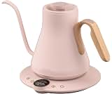 INTASTING Gooseneck Electric Kettle with ±1℉ Temperature Control 0.9 Liter | 1500W Quick Heating, Stainless Steel Inn...