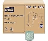 Tork Septic Safe Toilet Paper, White, 2-Ply 100% Recycled, Eco-Friendly, T24 Compatible 96 Rolls x 500 Sheets (TM1616S)