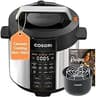 Cosori Pressure Cooker 6QT, 9-in-1, Ceramic Coating Pot, 12 Safety Features | Rice Cooker, Slow Cook, Sous Vide, Saut...