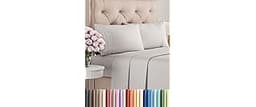 Queen Size 4 Piece Sheet Set - Comfy Breathable & Cooling Bed Sheets Set - Hotel Luxury Bedding for Women, Men, Kids,...