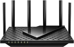 TP-Link AXE5400 Tri-Band WiFi 6E Router (Archer AXE75), 2025 PCMag Editors' Choice, Gigabit Internet for Gaming & Str...