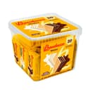 Bauducco Chocolate & Vanilla Wafer Cookies - Convenient Single Serve Wafer Cookies With 3 Layers of Cream - Delicious...