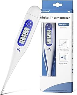 Femometer Thermometer for Adults and Kids, Digital Thermometer with Fever Alert, Memory Recall, C/F Switchable, for O...