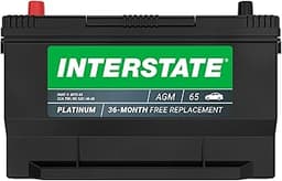 Interstate Batteries Automotive Battery 12V 68Ah (Group Size 65) 750CCA SLI AGM Auto Battery Replacement for Cars, SU...