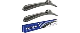 EMITHSUN OEM QUALITY 22" + 19" Premium All-Seasons Stable And Quiet Windshield Wiper Blades(Set of 2)