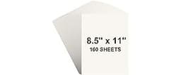 160 Sheets Cream Cardstock Paper 8.5 x 11 Ivory Card Stock Bulk Printer Papers Off White Construction Paper Color Car...