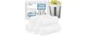 Beneval 4 Gallon Small Trash Bags, 250 Count, Unscented, Transparent, Durable, Ideal for Bathroom, Kitchen, Office, B...